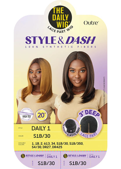 OUTRE The Daily Wig STYLE & DASH Synthetic Lace Part Wig - Daily 1