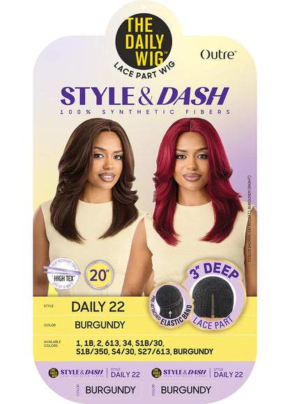 OUTRE The Daily Wig STYLE & DASH Synthetic Lace Part Wig - Daily 22