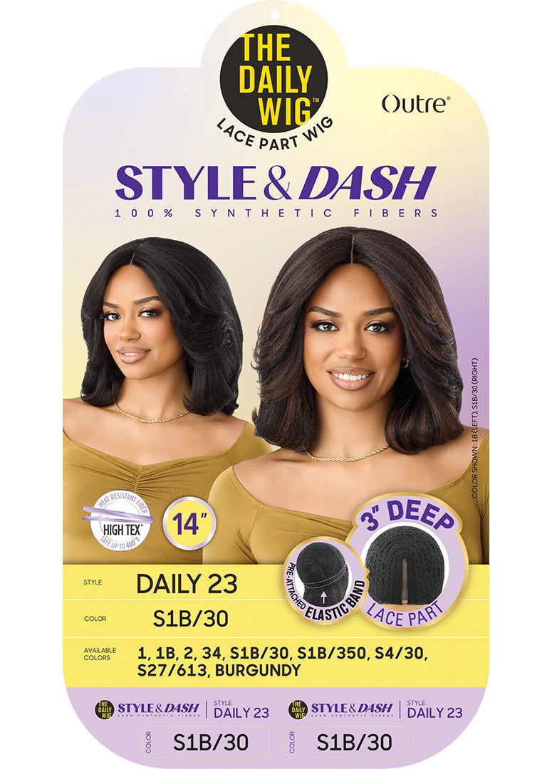 OUTRE The Daily Wig STYLE & DASH Synthetic Lace Part Wig - Daily 23