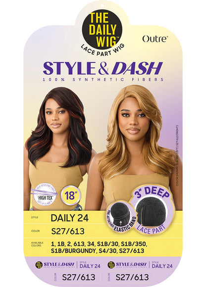 OUTRE The Daily Wig STYLE & DASH Synthetic Lace Part Wig - Daily 24