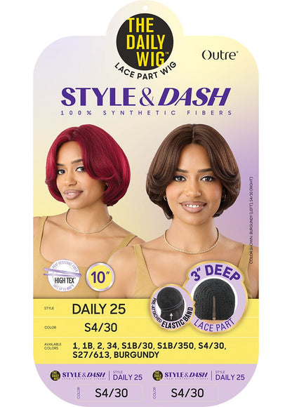 OUTRE The Daily Wig STYLE & DASH Synthetic Lace Part Wig - Daily 25