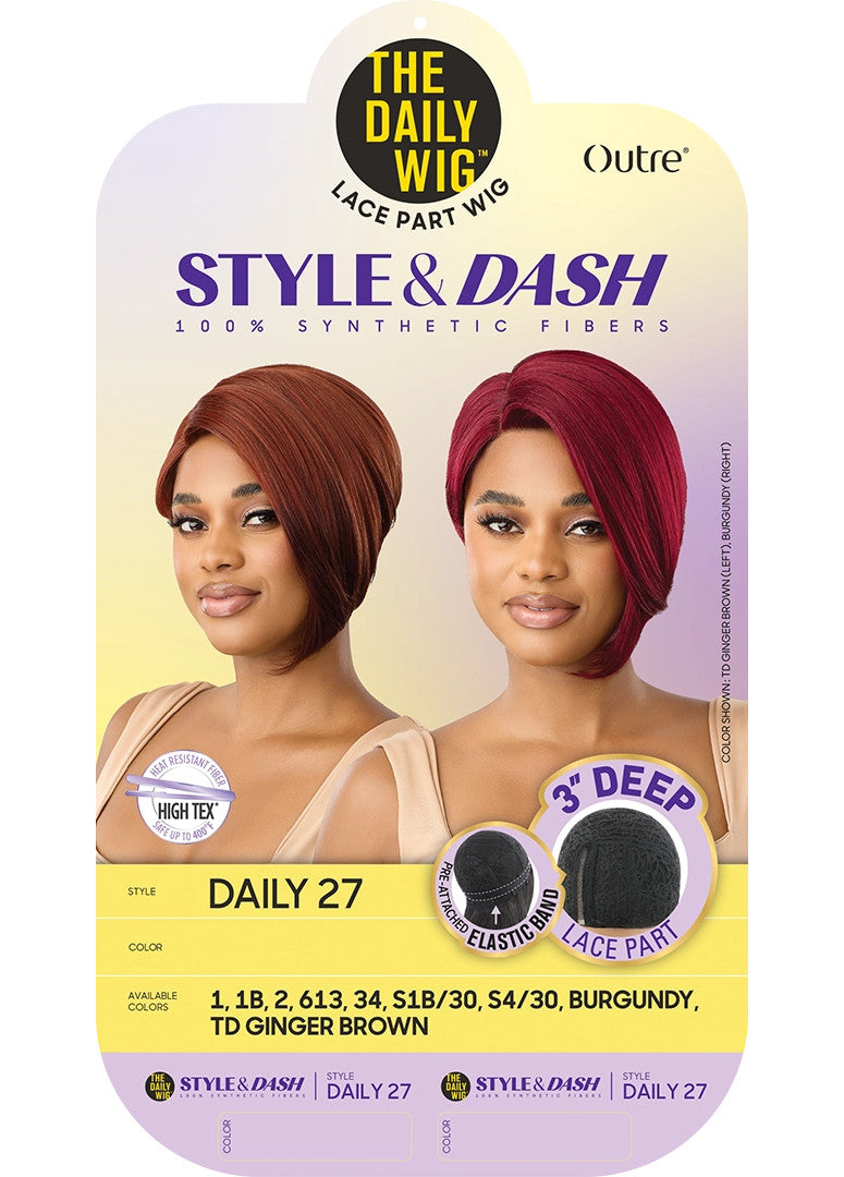 OUTRE The Daily Wig STYLE & DASH Synthetic Lace Part Wig - Daily 27