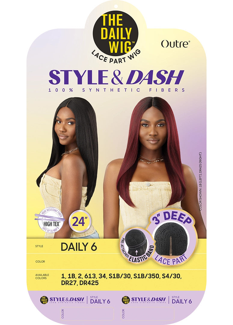 OUTRE The Daily Wig STYLE & DASH Synthetic Lace Part Wig - Daily 6