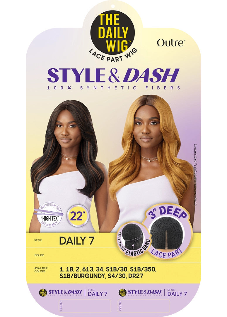 OUTRE The Daily Wig STYLE & DASH Synthetic Lace Part Wig - Daily 7