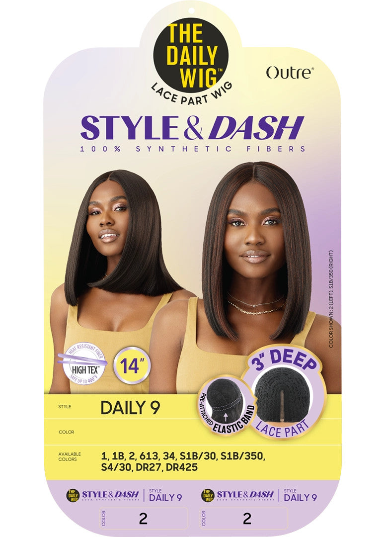 OUTRE The Daily Wig STYLE & DASH Synthetic Lace Part Wig - Daily 9