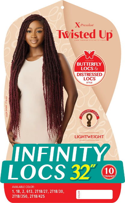 OUTRE Synthetic X-Pression Twisted Up - Infinity Locs 32"