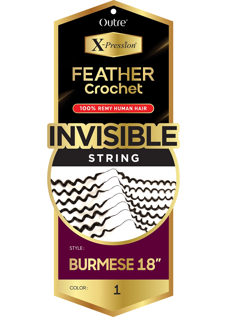 OUTRE X-Pression Feather Crochet - Burmese Curl 14"
