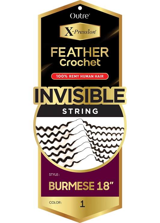 OUTRE X-Pression Feather Crochet - Burmese Curl 14"