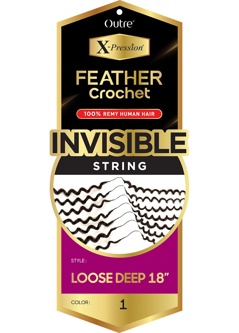 OUTRE X-Pression Feather Crochet - Loose Deep 18"