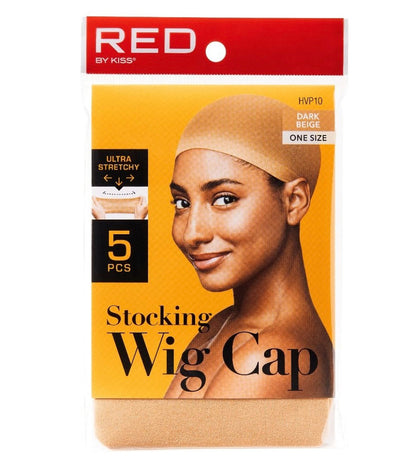 RED Stocking Wig Cap - 5 CAPS