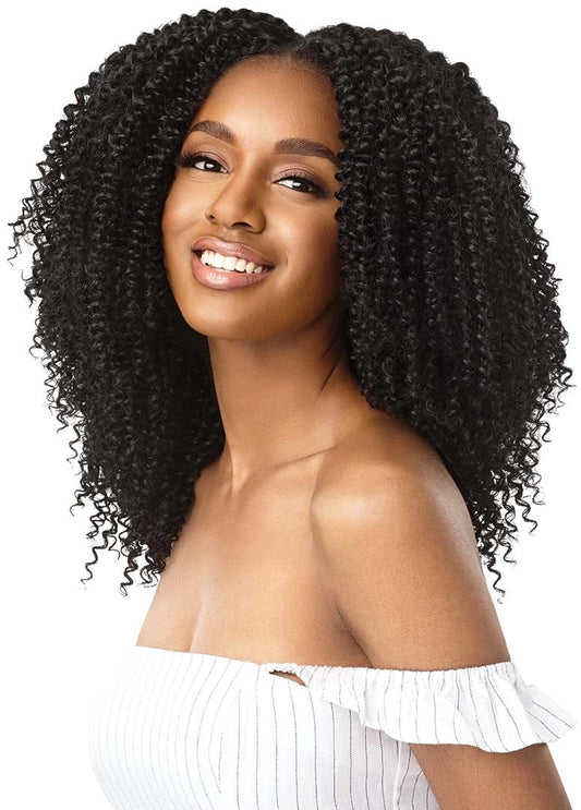 OUTRE Synthetic Big Beautiful Hair Clip In 9PCS - 4A Kinky Curl