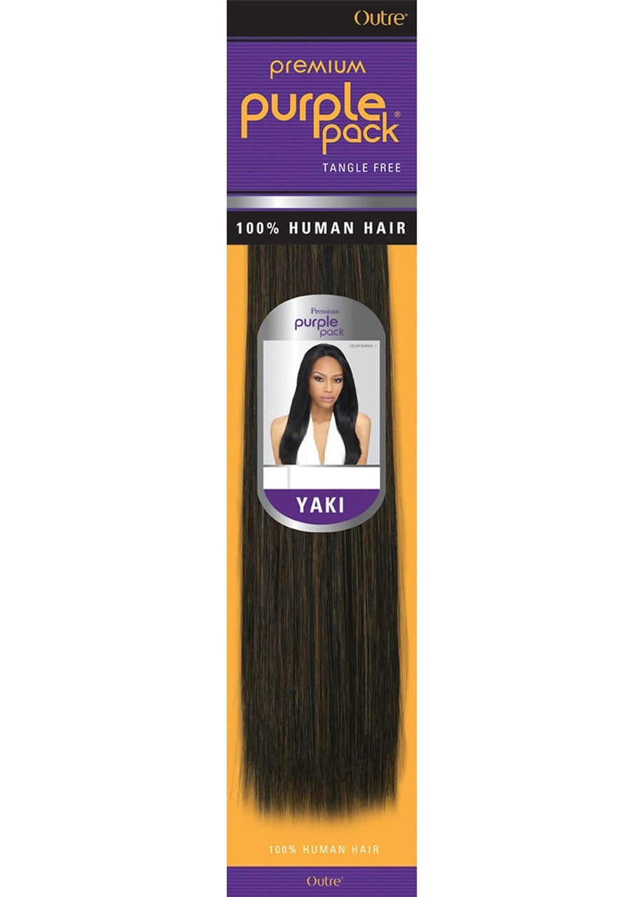 OUTRE 100% Human Hair Purple Pack Yaki