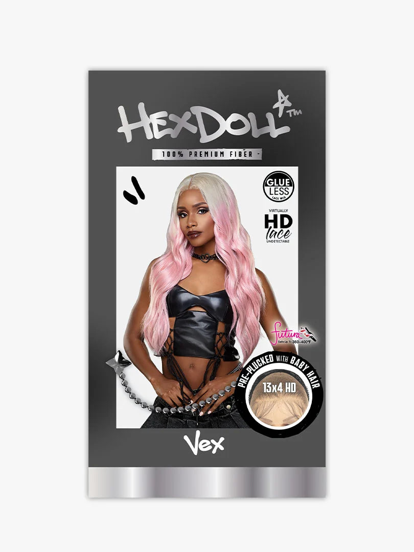 SENSATIONNEL Synthetic 13X4 HD Lace Front Wig - HEXDOLL VEX