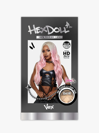 SENSATIONNEL Synthetic 13X4 HD Lace Front Wig - HEXDOLL VEX