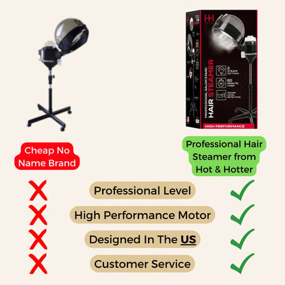 Annie Hot & Hotter Professional Salon Stand Hair Steamer