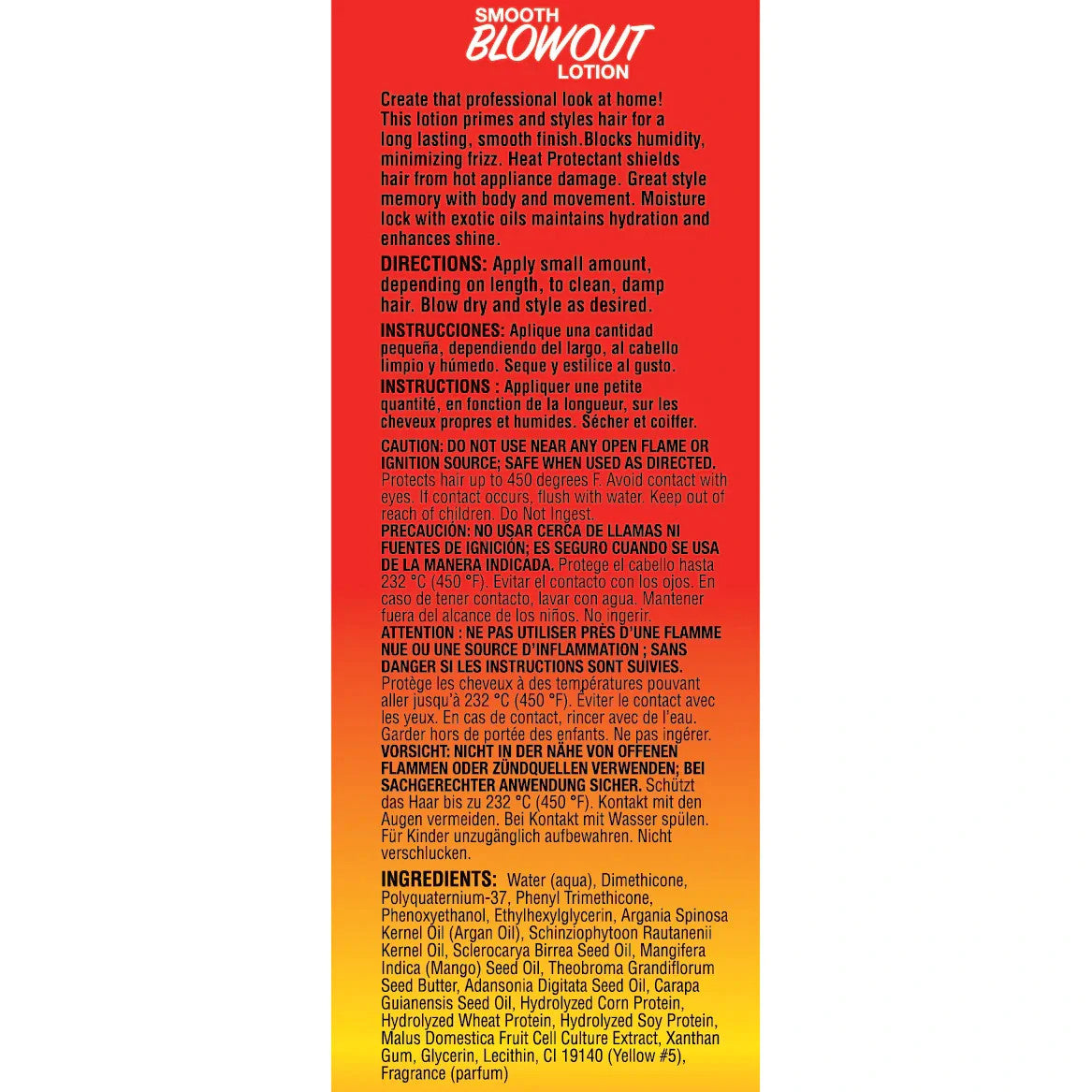 Fantasia Heat Protector Smooth Blowout Lotion (5 oz)