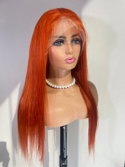 BOMB HAIR 100% Human Hair 13X5 Lace Frontal Wig - Straight (350)