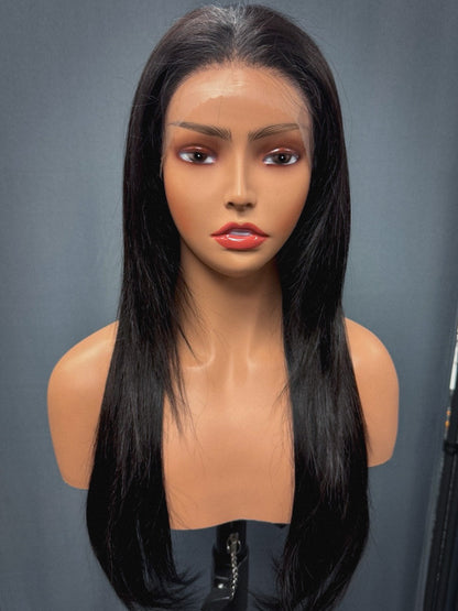 BRANCH 100% Human Hair Full Lace Wig - Straight 26"
