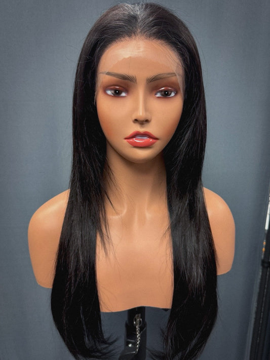 BRANCH 100% Human Hair Full Lace Wig - Straight 26"