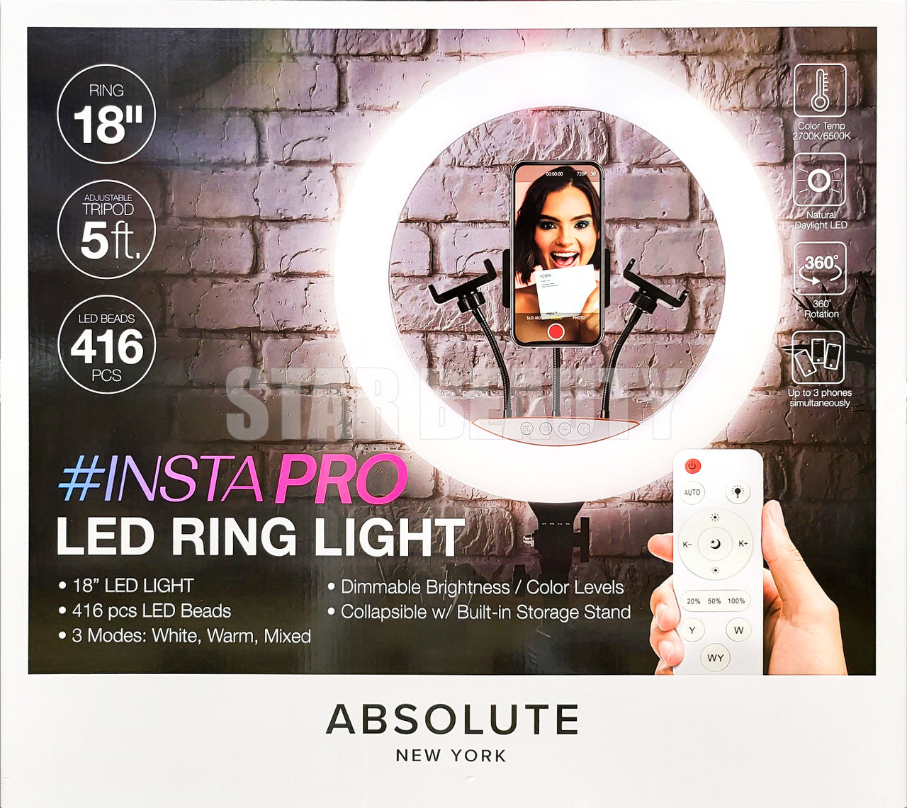 ABSOLUTE Insta Pro LED Ring Light