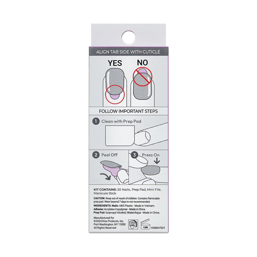 KISS Impress French Manicure Press On Nails - SO LUCKY