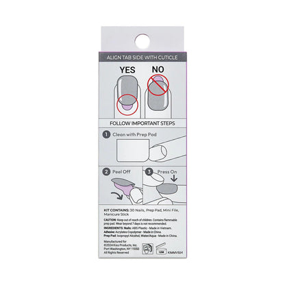 KISS Impress French Manicure Press On Nails - SO LUCKY