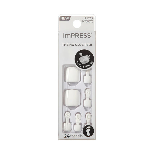 KISS Impress French Manicure Press On Toenails - LOVIN ON