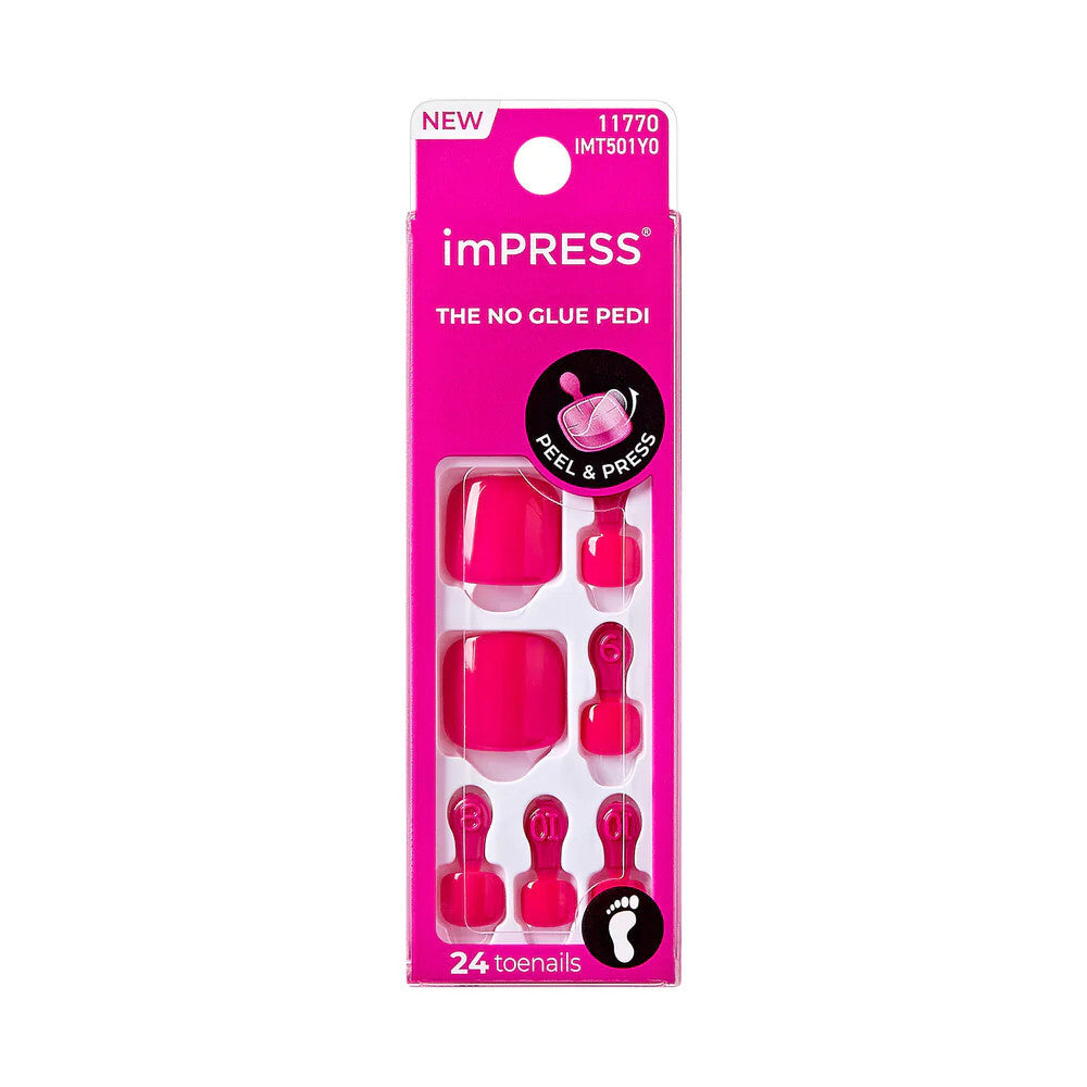 KISS Impress French Manicure Press On Toenails - RISING SUN