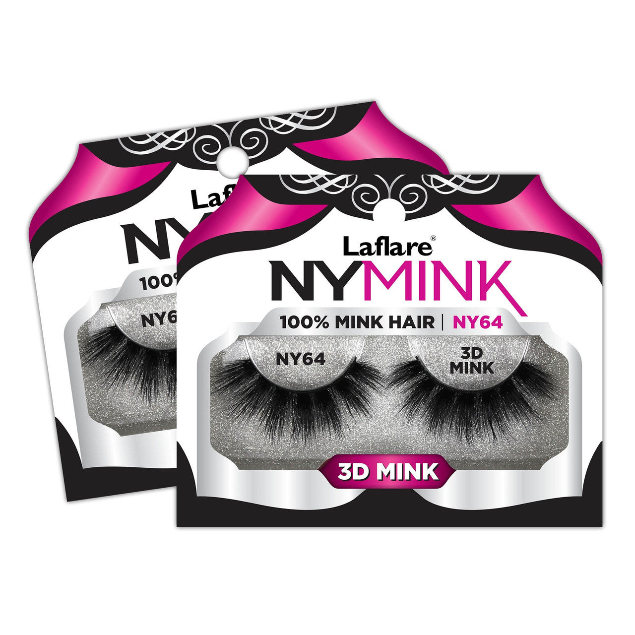Laflare 100% Mink Hair 3D Volume NY Mink Eyelashes (NY41-NY70)