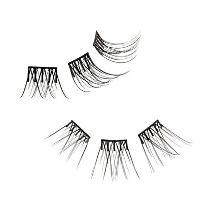 KISS i Envy Press & Go Press-On Pre-Glued Lash Clusters – Clean Day