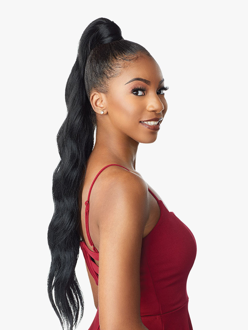 SENSATIONNEL Synthetic Ponytail Instant Pony Wrap LOOSE WAVE 30"