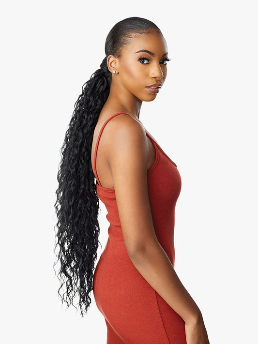 SENSATIONNEL Synthetic Ponytail Instant Pony Wrap RIPPLE WAVE 30"