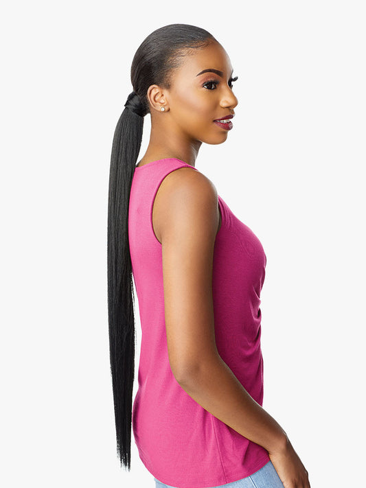 SENSATIONNEL Synthetic Ponytail Instant Pony Wrap STRAIGHT 30"