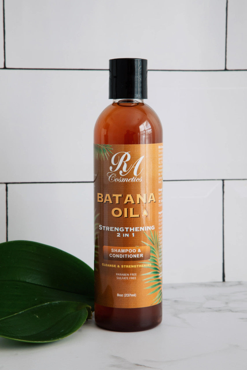 RA Cosmetics Batana Oil 2-in-1 Strengthening Shampoo & Conditioner (8oz)