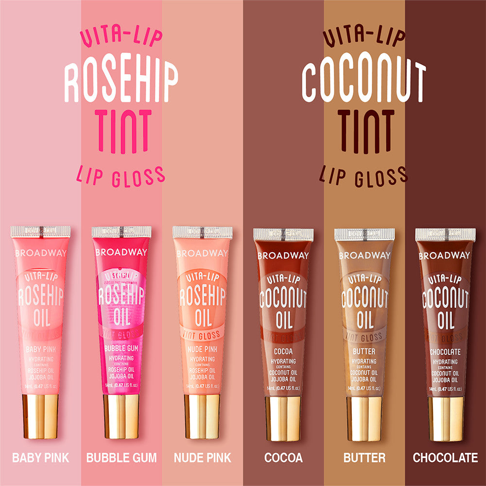 Ruby Kisses Broadway Vita-Lip Tinted Lip Gloss Rosehip Oil