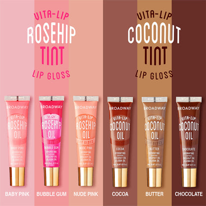 Ruby Kisses Broadway Vita-Lip Tinted Lip Gloss Rosehip Oil