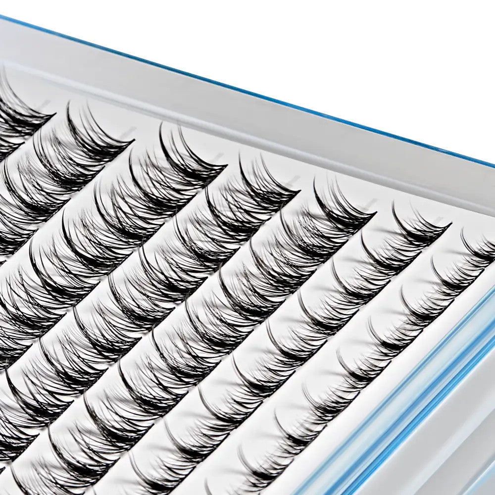 BROADWAY DIY Cluster Lashes - Manga-Inspired Wispy Lash Extensions (70-112pcs)