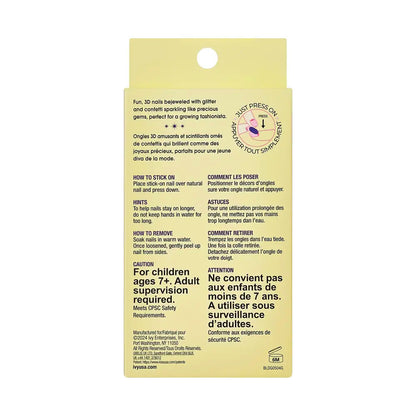 Kiss Gold Finger Little Diva Sticker Nails – Pink Crush