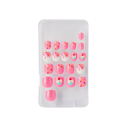 Kiss Gold Finger Little Diva Sticker Nails – Pink Crush