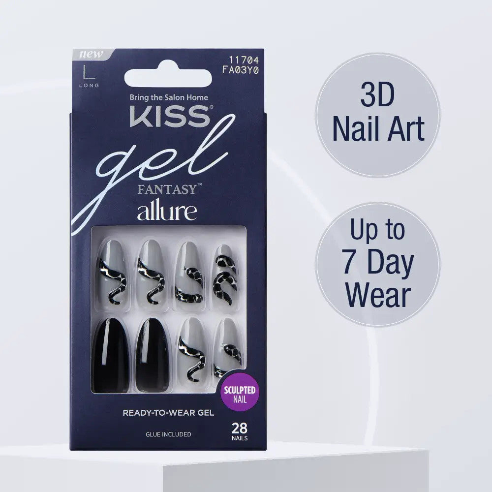 KISS Gel Fantasy Glue On Nails - VOYAGE
