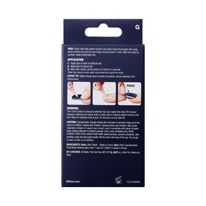 KISS Gel Fantasy Glue On Nails - VOYAGE