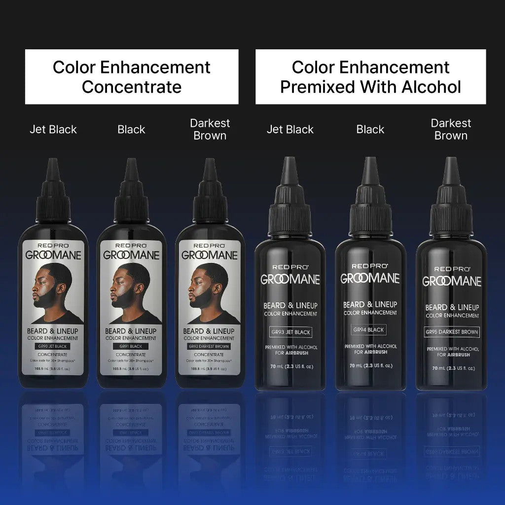 RED Groomane Semi-Permanent Beard & Lineup Color Enhancement