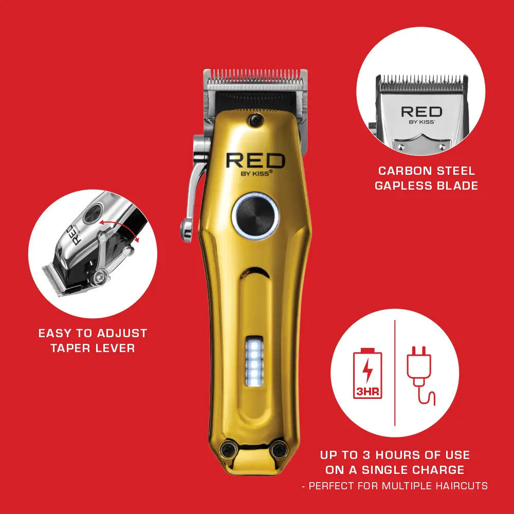RED Rechargeable Mini Cordless Hair Clipper