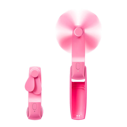 RED Portable Mini 2-in-1 Pocket Breeze Beauty Fan