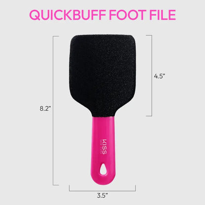 KISS Dual-Sided Quickbuff Foot File