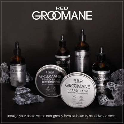 RED Groomane Beard Balm (Sandalwood)