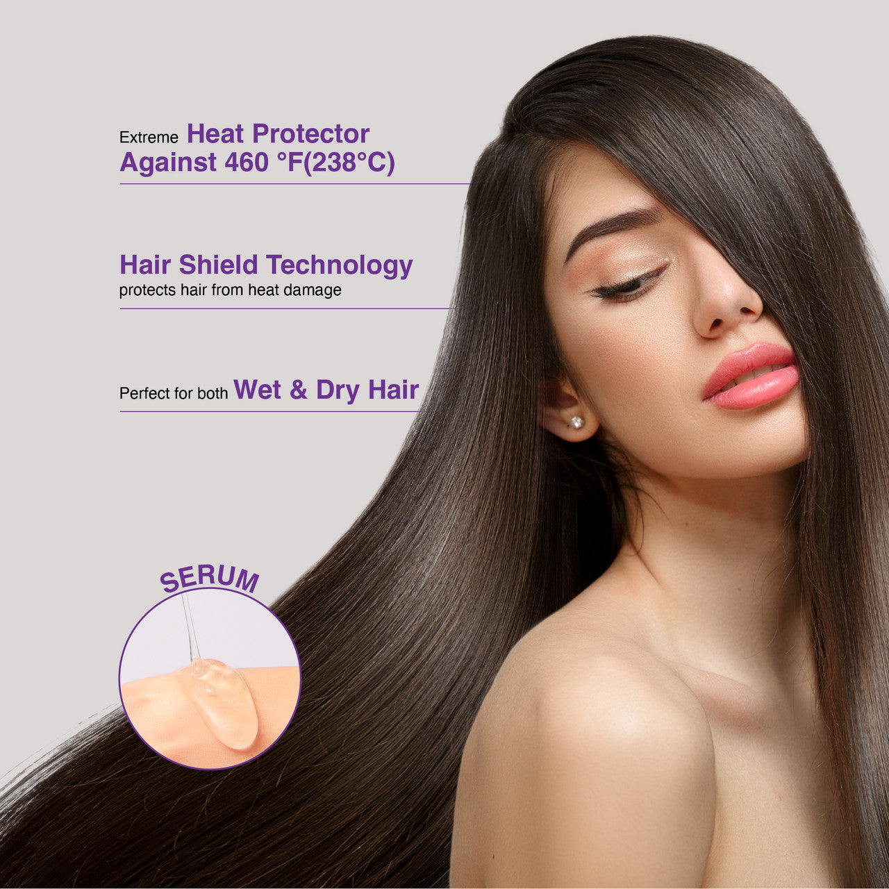 RED Ultra Shine Heat Protector Oil Serum