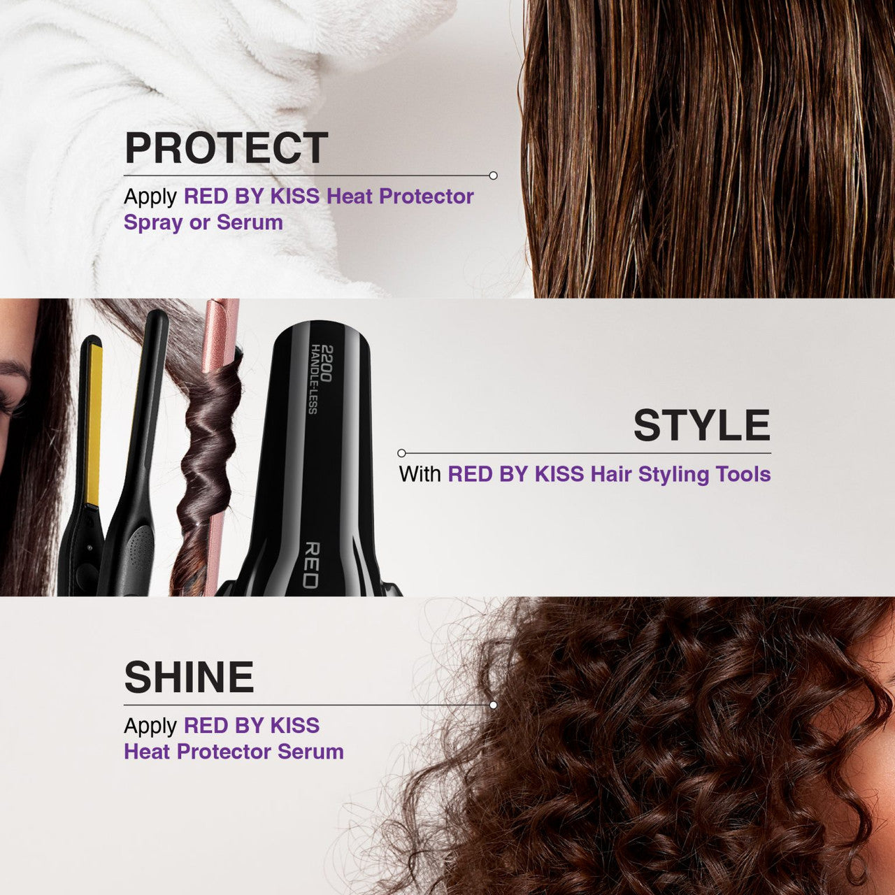 RED Ultra Shine Heat Protector Oil Spray