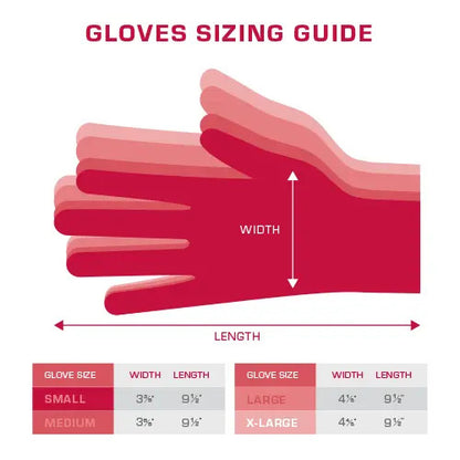 RED Professional Blue Nitrile Gloves (8pcs)