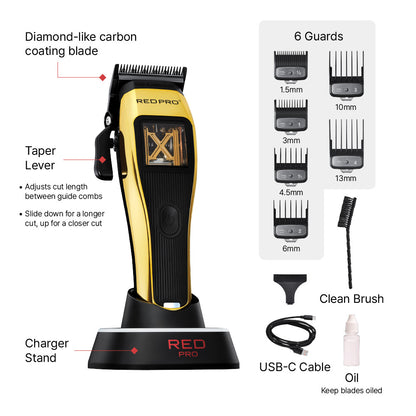 RED Pro X-King Vector Motor Cordless Clipper
